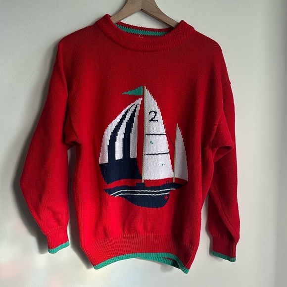 Sweaters - Vintage Knit Boat Sweater